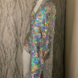 Holographic Sequin + Velvet Women's Duster (duster only)